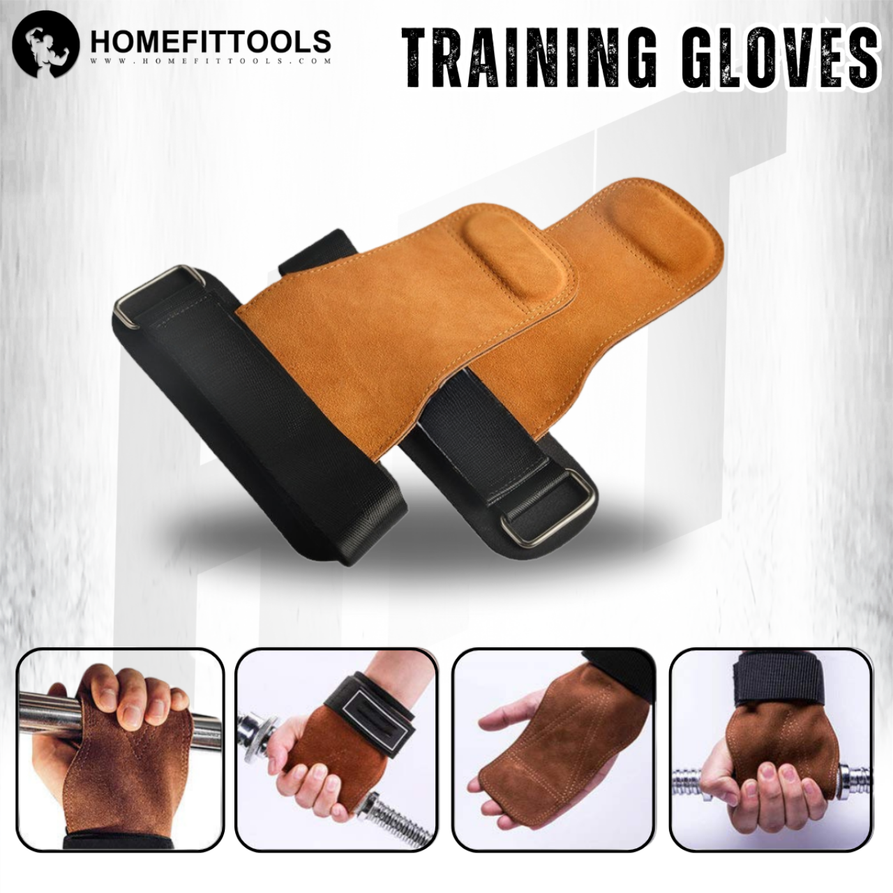 ถุงมือออกกำลังกาย รองฝ่ามือ HOMEFITTOOLS_5